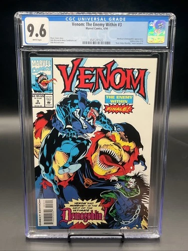 Venom: the Enemy Within #3 (Marvel Comics April 1994) CGC Graded 9.6 White Pages