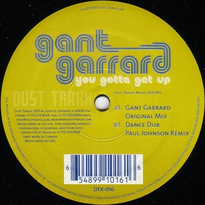 Gant Garrard - You Gotta Get Up (12'')