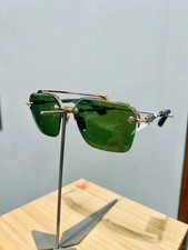 Chrome Hearts Fashion Green Lens with Gold Frame Sunglasses 5718-153