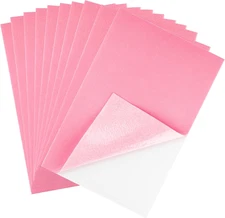 10 Pcs Pink Felt Fabric Sheets Self Adhesive Felt Sheets 8 x 12 Inches Felt Pape