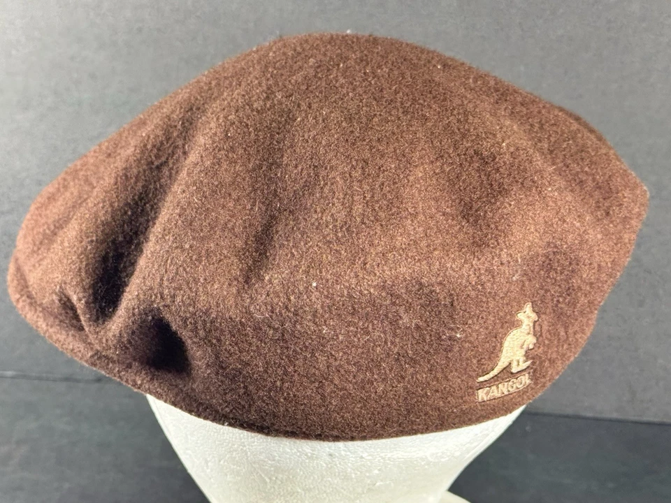 Sombrero de lana marrón KANGOL talla pequeña Foto 3 de 4