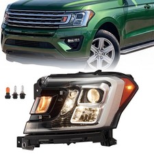 For Ford Expedition XLT Limitated 2018-2021 LH Driver W/ Bulbs Halogen Headlight