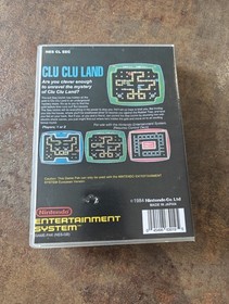Nintendo NES game Clu Clu Land cart  with a case