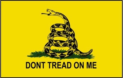 Aufkleber / Autoaufkleber Gadsden Flag Dont Tread on Me Sticker - US4997D