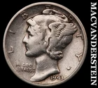 1943-S Silver Mercury Dime - Scarce  Better Date  No Reserve  #i90