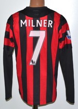 MATCH UN WORN ISSUE SIGNED MANCHESTER CITY 2011 2012 FOOTBALL SHIRT MILNER