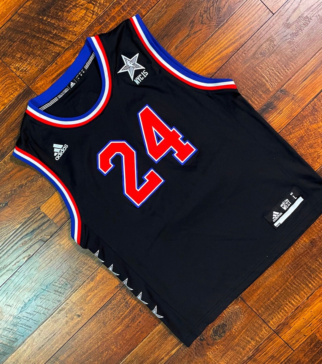 NBA ALL STAR 2015 LA LAKERS #24 KOBE BRYANT ADIDAS JERSEY SIZE