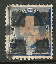 Silent Precancel Franklin 1 Cent Sc #219 Banknote 1890-93 US 79E17