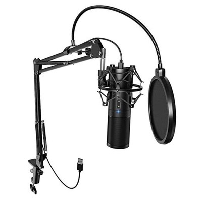  USB Gaming Microphone, PC Streaming Mic Kit for PS4/5/Discord/Twitch Gamer, Q9