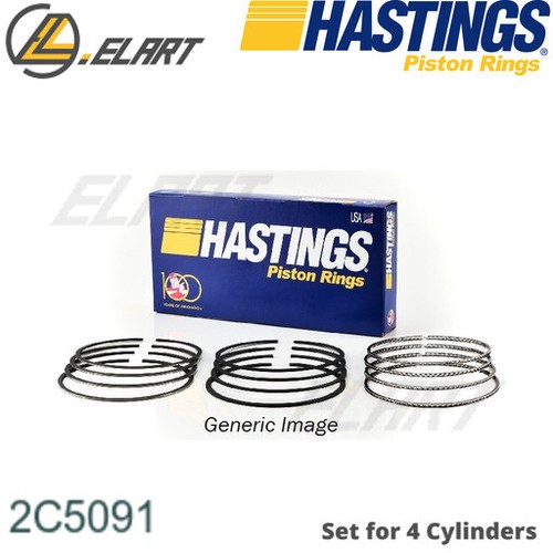 4X PISTON RING FOR TOYOTA YARIS SCION 2NZFE 2SZFE 1NZFE 5AFE 2NRFE