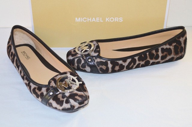 michael kors leopard flats