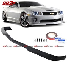 For 2010-2013 Chevy Camaro V8 1ss 2ss Pu Front Body Bumper Lip Splitter Spoiler