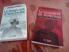 2 livres - LE MAGICIEN D' AUSCHWITZ - LE MANUSCRIT DE BIRKENAU de JR DOS SANTOS