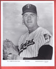1965 MINNESOTA TWINS   TEAM ISSUE   8 X 10   GLOSSY    AL WORTHINGTON