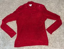 Hobby Horse Clothing Co pull over long sleeve show top Made in the USA size L