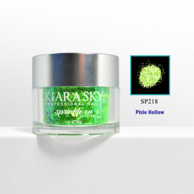 Kiara Sky Sprinkle On Glitter Nail Powder - SP218 Pixie Hollow 1oz