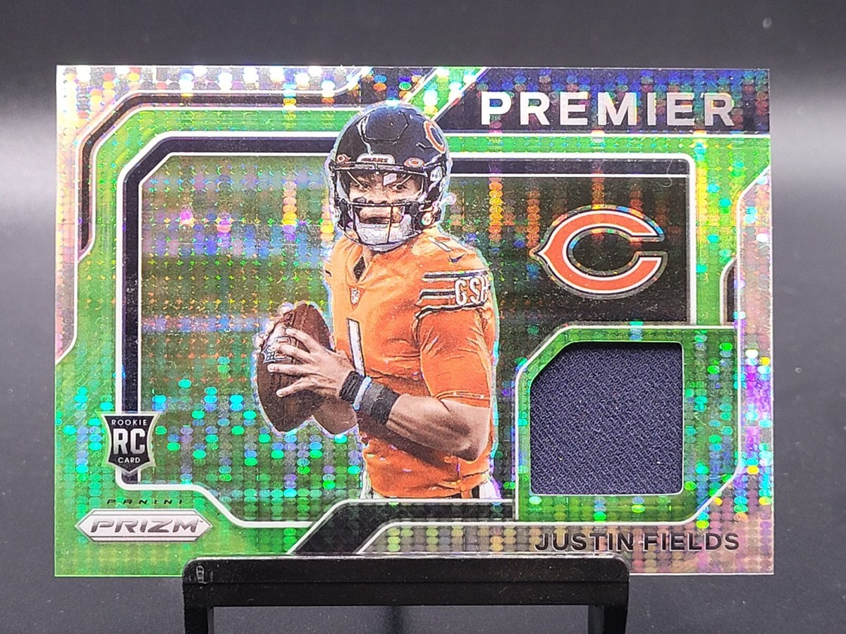Justin Fields Rookie Green Pulsar Prizm 🔥 Premier Patch #PJ-4