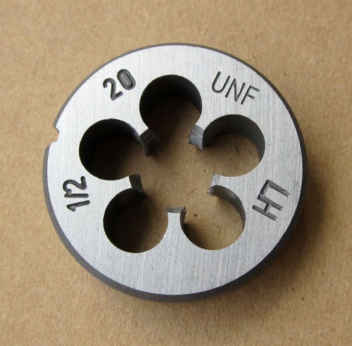 Left hand Thread Round Die Select Size 1/4