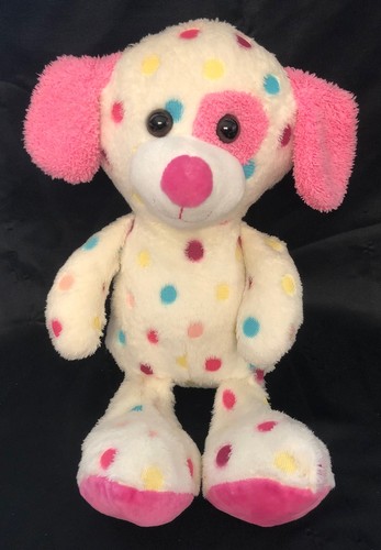 polka dot stuffed dog