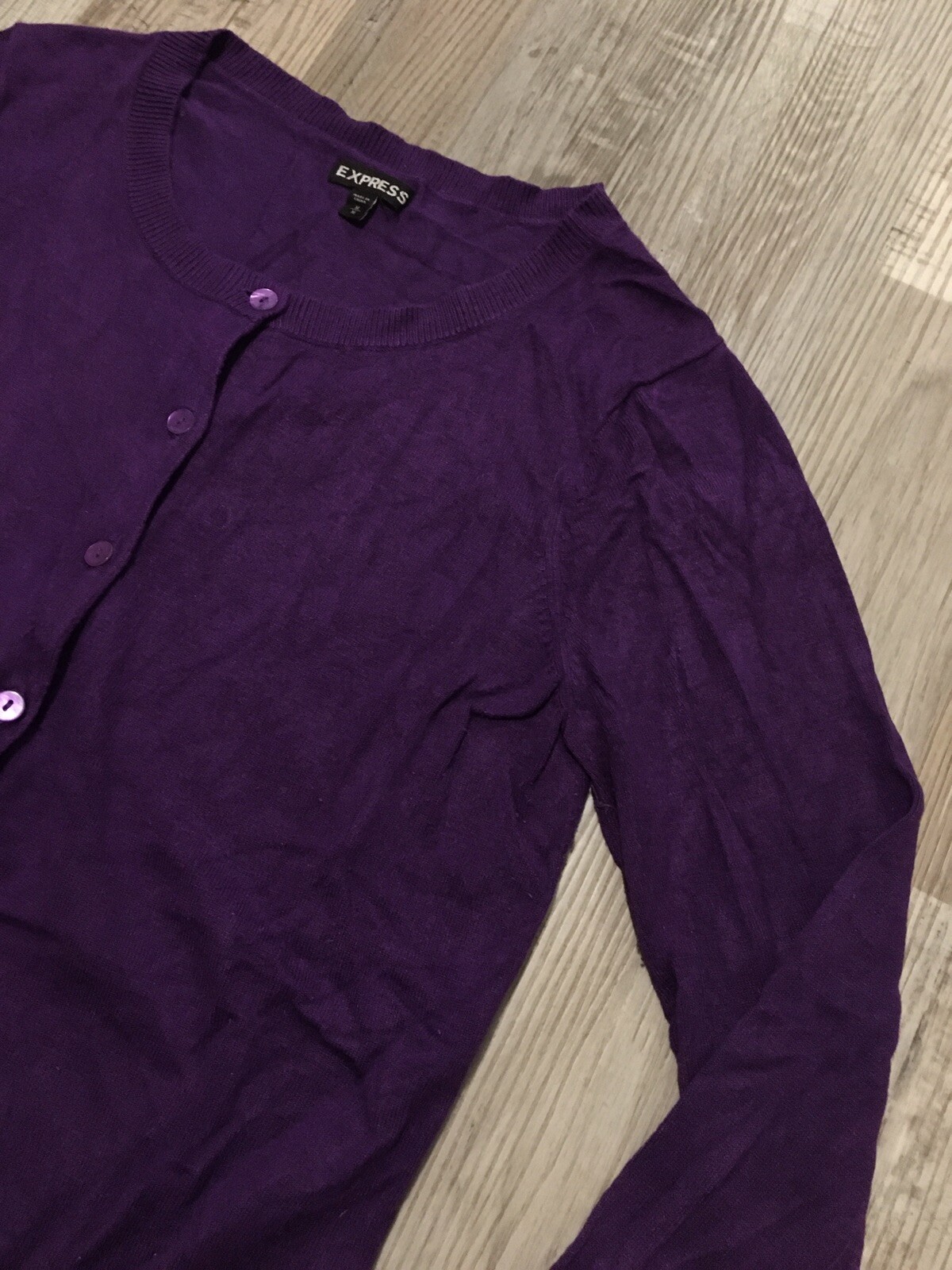 Express Design Studio women's light Button Up car… - image 2