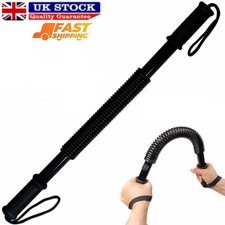 30 40 50 60KG Arm Power Twister Stretch Spring Bendy Bend Bar Gym Exercise Gear