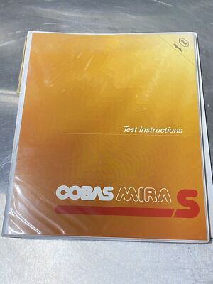 Roche Diagnostics Cobas-Mira Blood Chemistry Analyzer - Users Guide / Manual
