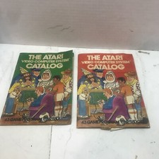 2 The Atari Computer System Catalog Video Green Red Cover 1981 CO16725 B C