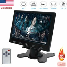 US-7"/ 9" CCTV Monitor PC Screen AV RCA VGA HDMI 1080P for DSLR Raspberry Pi 3B 