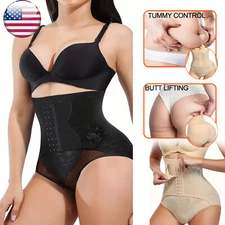 Fajas Colombianas High Waist Shapewear Tummy Control Body Shaper Panties Girdle