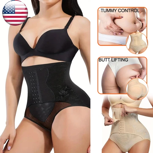 Fajas Colombianas High Waist Shapewear Tummy Control Body Shaper Panties Girdle - Picture 1 of 16