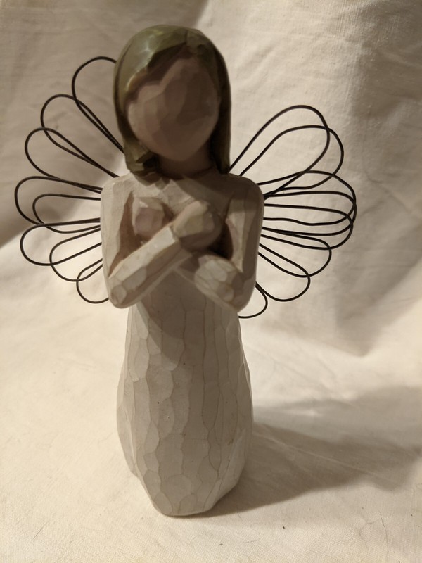 5 1/2" Willow Tree Sign For Love 2003 Figurine