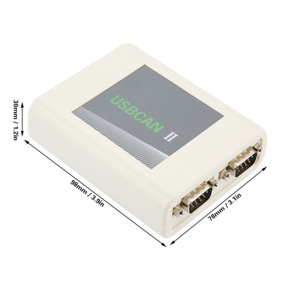 USBCAN II Industrial Grade High Speed 2 Channel Debugger Support CAN Delay