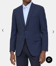 NWOT MENS THEORY WELLAR CHARCOAL VIRGIN WOOL SPORT COAT JACKET 40 REGULAR
