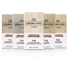 WELLA Color Charm Permanent Liquid Hair Toner Choose Your Color - 2 Pack