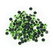 1440pcs HotFix Iron-On Flatback Rhinestones Beads Charm Cezch Peridot SS10 3mm