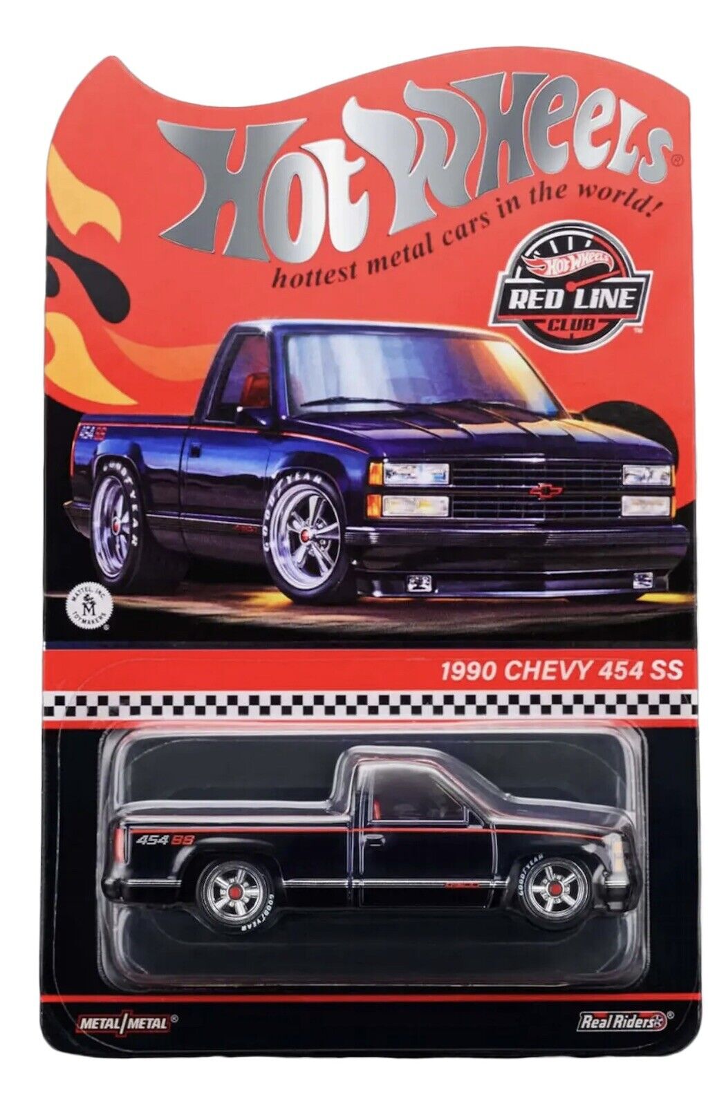 2022 Hot Wheels RLC Exclusive 1990 Chevy 454 SS Truck HGK80 Black Rat