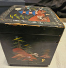 2 Vintage Handmade Japanese Black Laquer Jewelry Boxes; 1 Music not working — photo 4