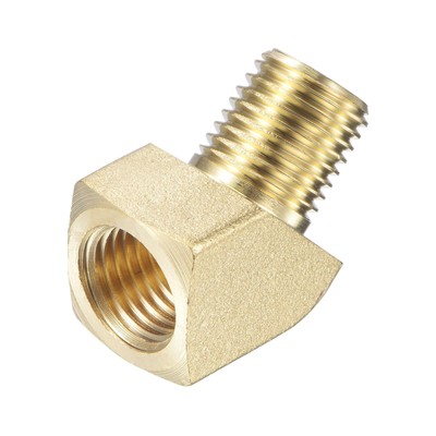 Ellbogen 45 Grad Winkel Rohranschluss Adapter 1/4 3/8 NPT Außen bis Innengewinde