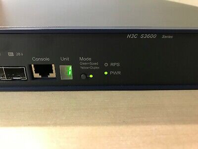 H3C S3600-28P-EI 24 port layer 3 Smart switches