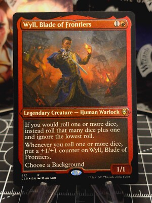 Wyll, Blade of Frontiers 512 Etched Foil Rare Baldur's Gate Magic TCG NM |  eBay
