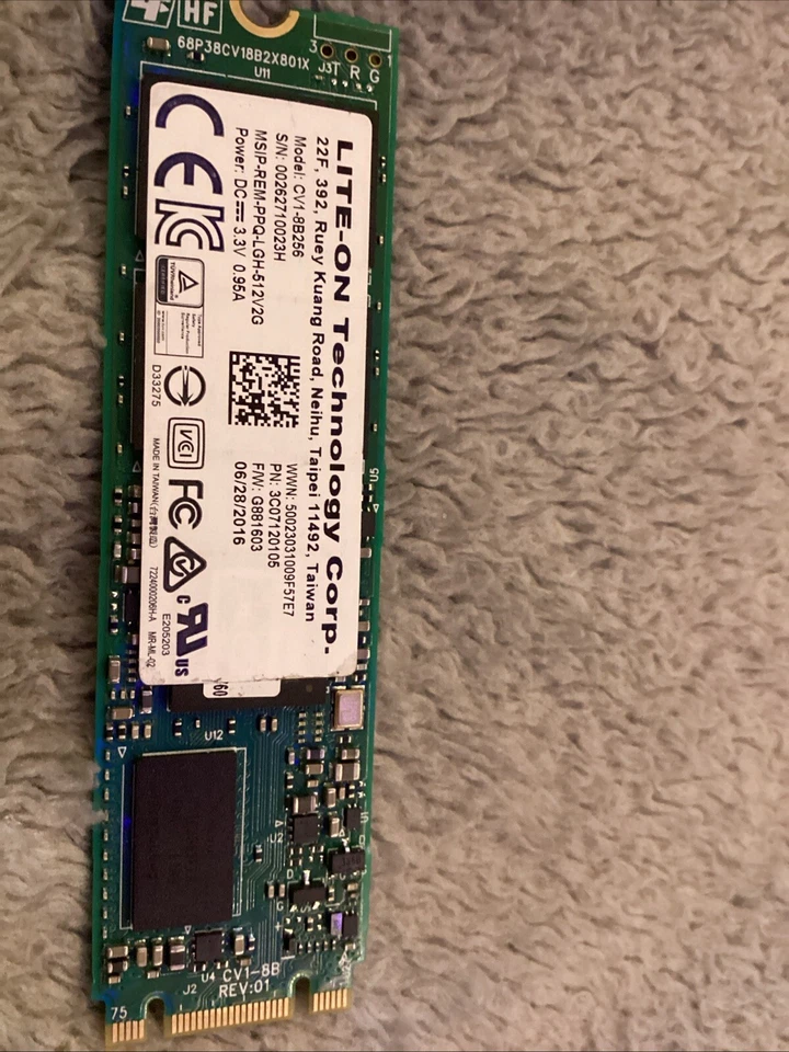 Liteon CV1 Series CV1-8B256 256 GB M.2 2280 80mm Solid State Drive - Image 2 of 4