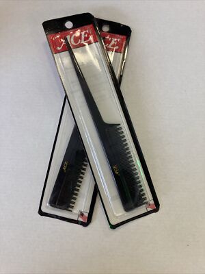 Ace 8'' Curling and Teasing Comb for Sets, Perms, Styling New 2002 (2 Combs) B7