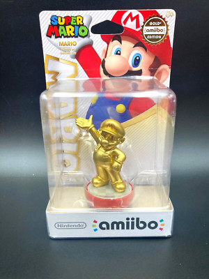 Gold Mario Nintendo Amiibo Brand New Unopened Sealed in Box