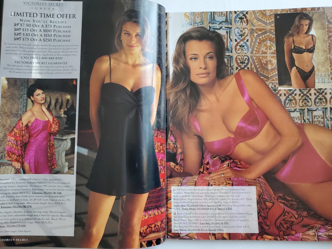 1993 SUMMER Victoria's Secret Catalog Frederique van der Wal LINDA