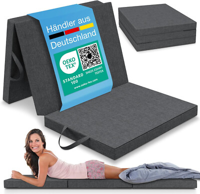 ELONEO Gästematratze Faltmatratze Klappmatratze Camping Matratze, Höhe 8cm