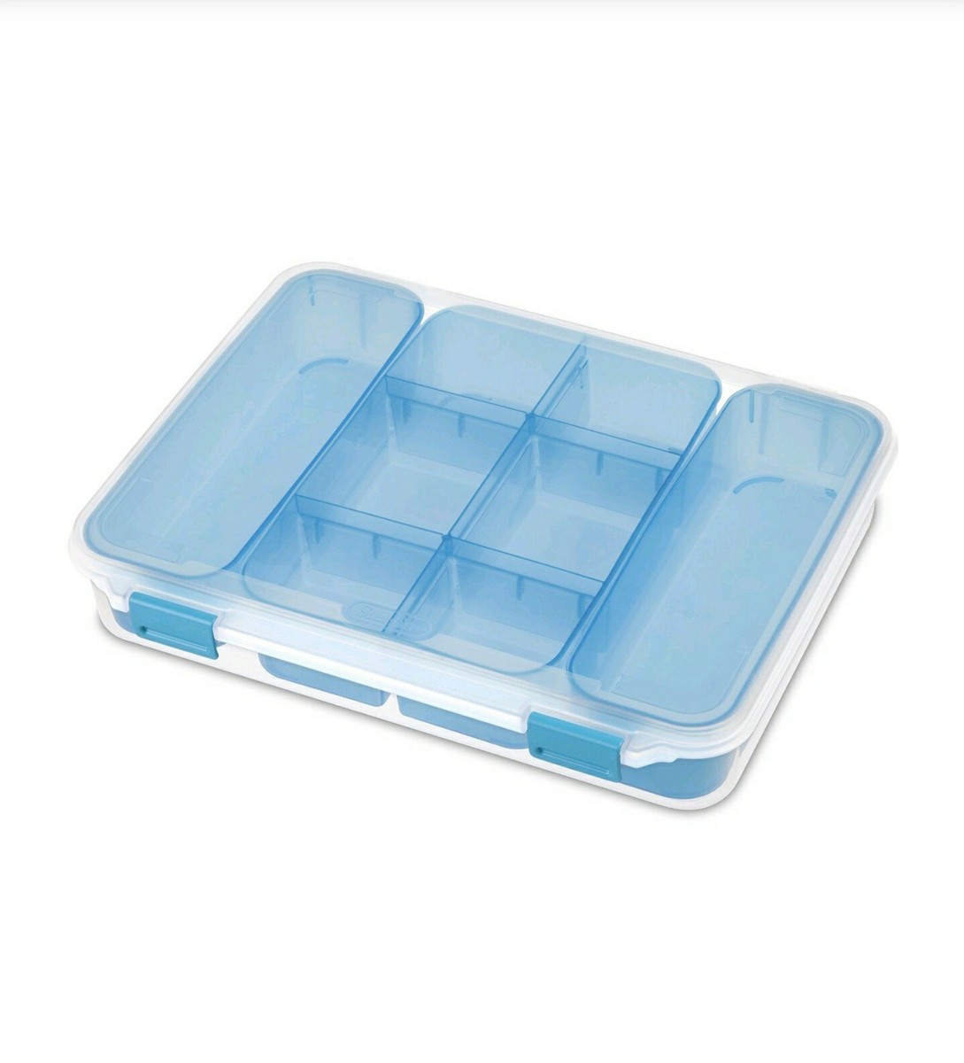 Sterilite 14028606 Divided Case - Blue for sale online | eBay