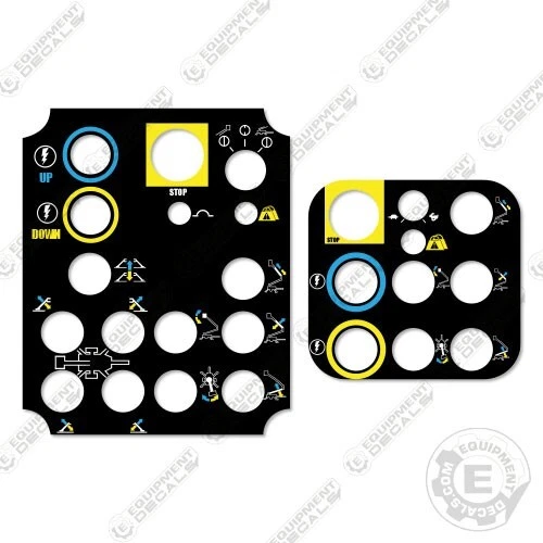 Fits Genie TMZ-34/20 Control Decal Boom Lift - 7 YEAR OUTDOOR 3M VINYL!