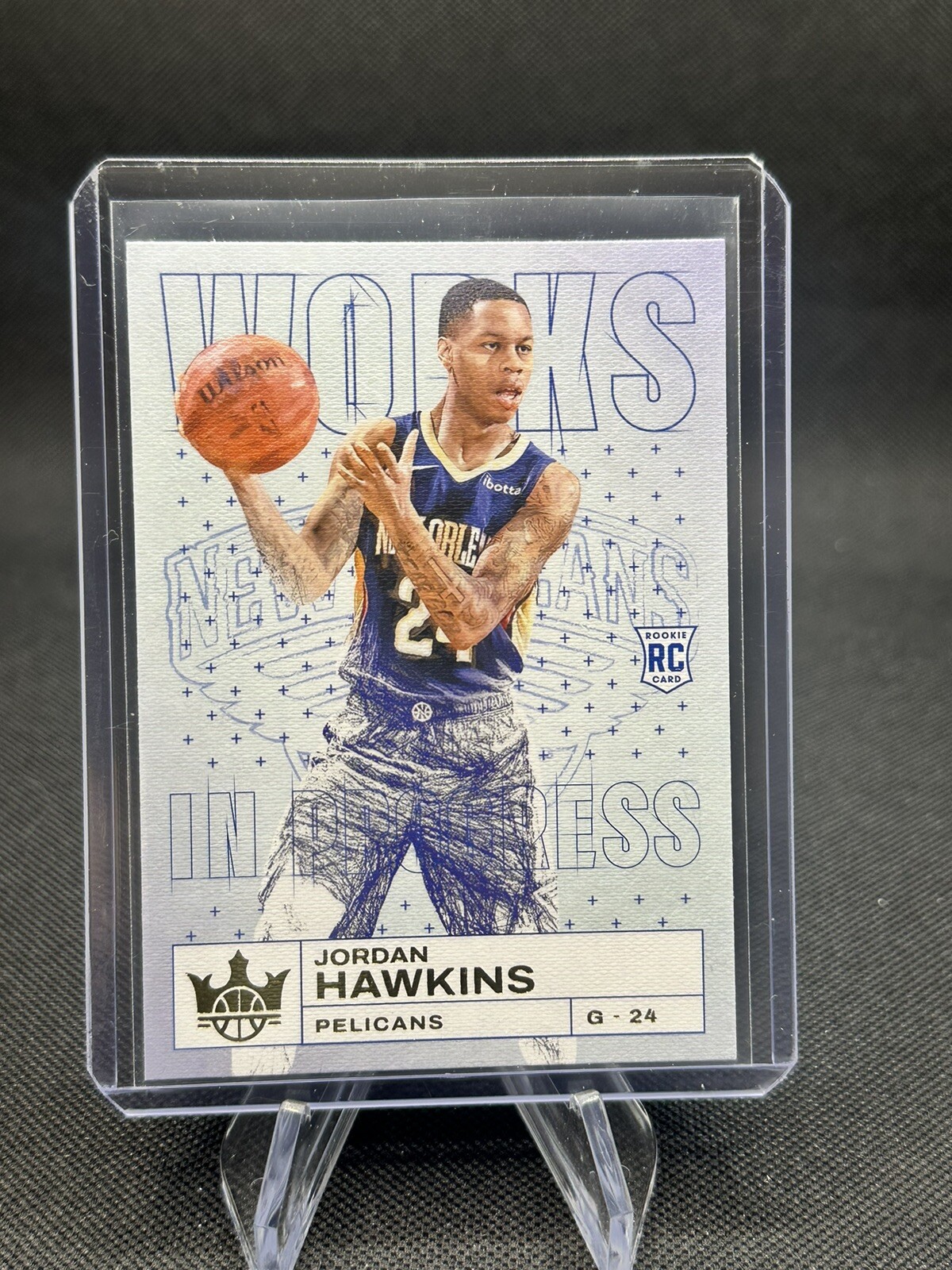 2023-24 Court Kings Jordan Hawkins RC Works in Progress Pelicans Rookie
