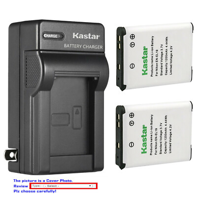 #ad #ad Kastar Battery Wall Charger for Nikon EN EL19 Nikon Coolpix S3300 Coolpix S3400 $13.99