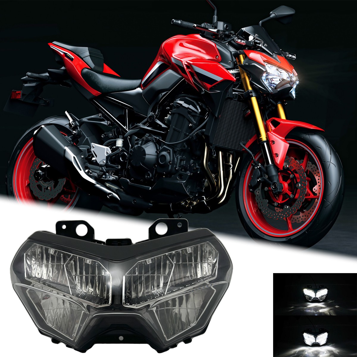 パーツ lj50hzj77 For Kawasaki Z650 / Z900 SE ABS 2020-2024 LED Headlight